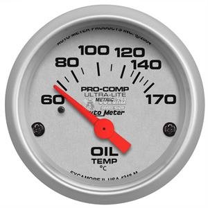 AUTOMETER OIL TEMPERATURE GAUGE ELECTRIC 2-1/16" 60-170°C