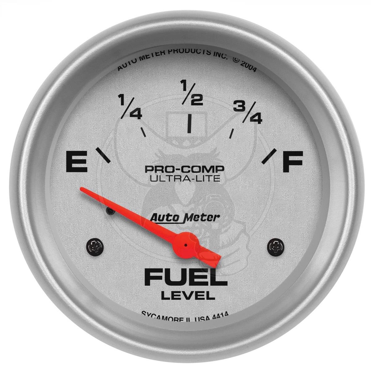 AUTOMETER GAUGE ULTRALITE FUEL LEVEL FITS GM 64 ON SENDER T 2-5/8"