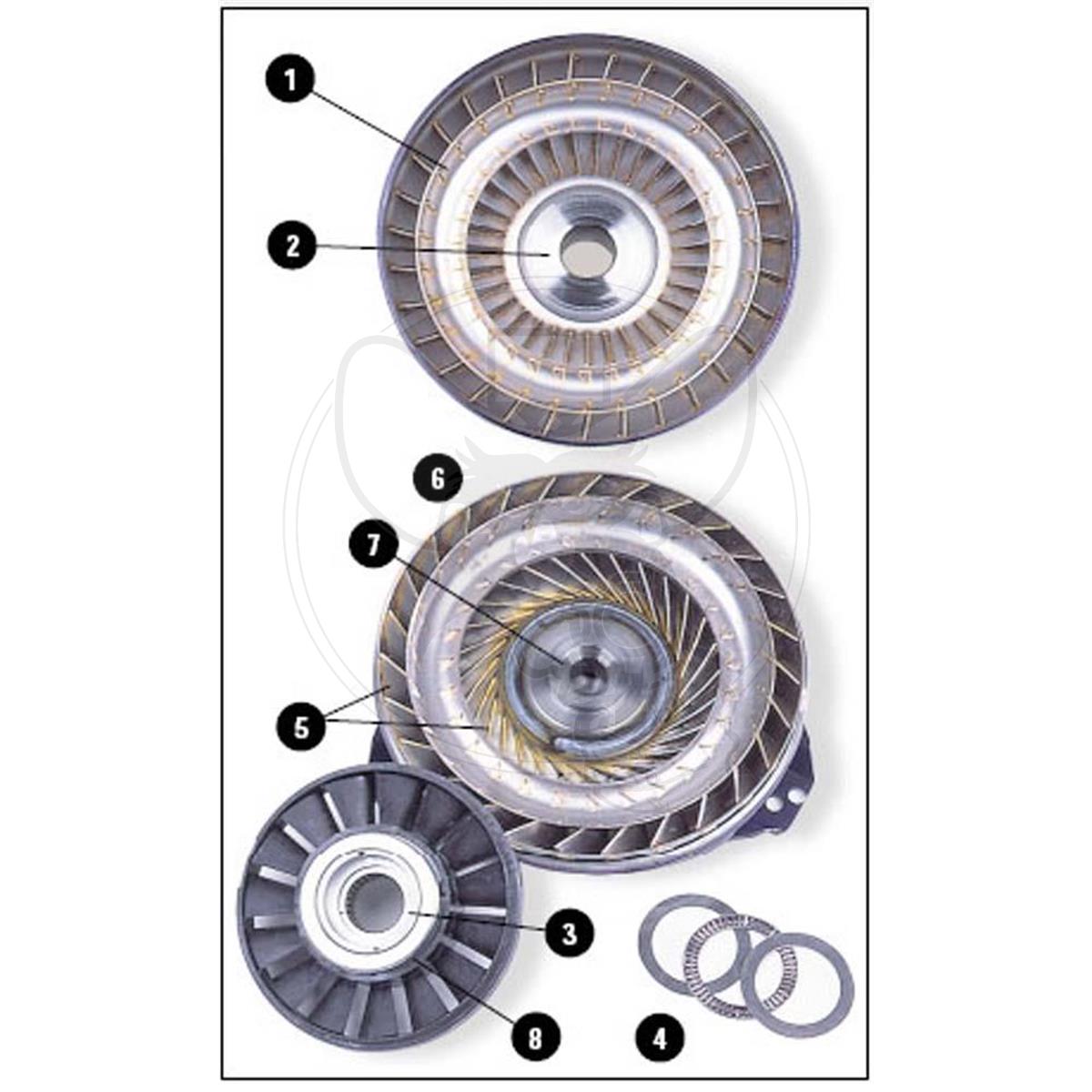 B&M HOLESHOT HIGH STALL CONVERTER 3600 FITS TURBO 350/400 TRANS