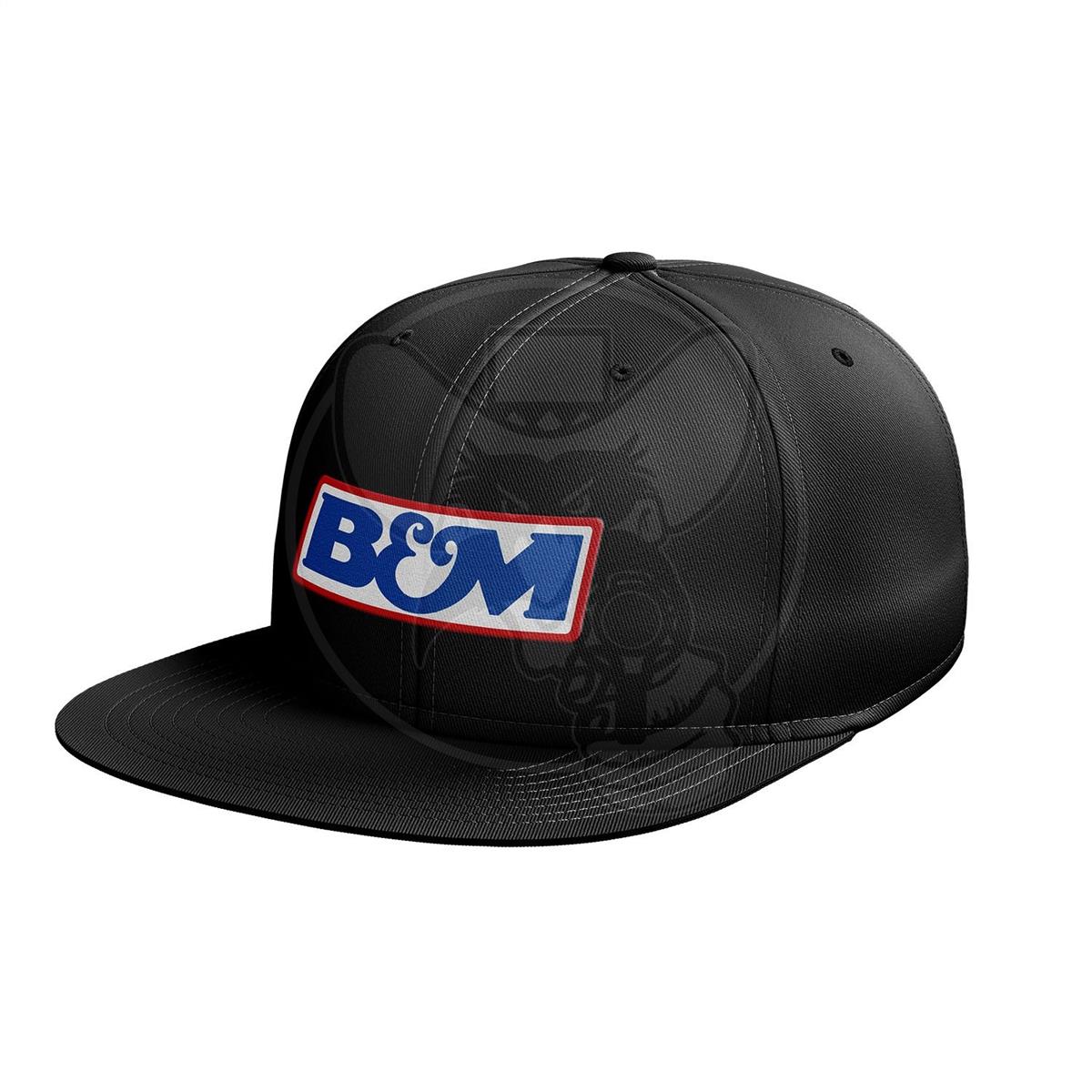 B&M SNAPBACK PEAKED HAT