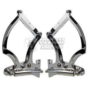 BILLET SPECIALTIES BILLET BONNET HINGES UNPOLISHED FITS CHEV 1955-56