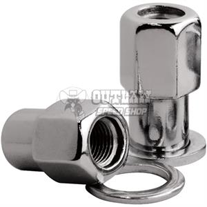 BILLET SPECIAL 7/16" OPEN END WHEEL NUTS ET STYLE CONICAL SEAT 10PK