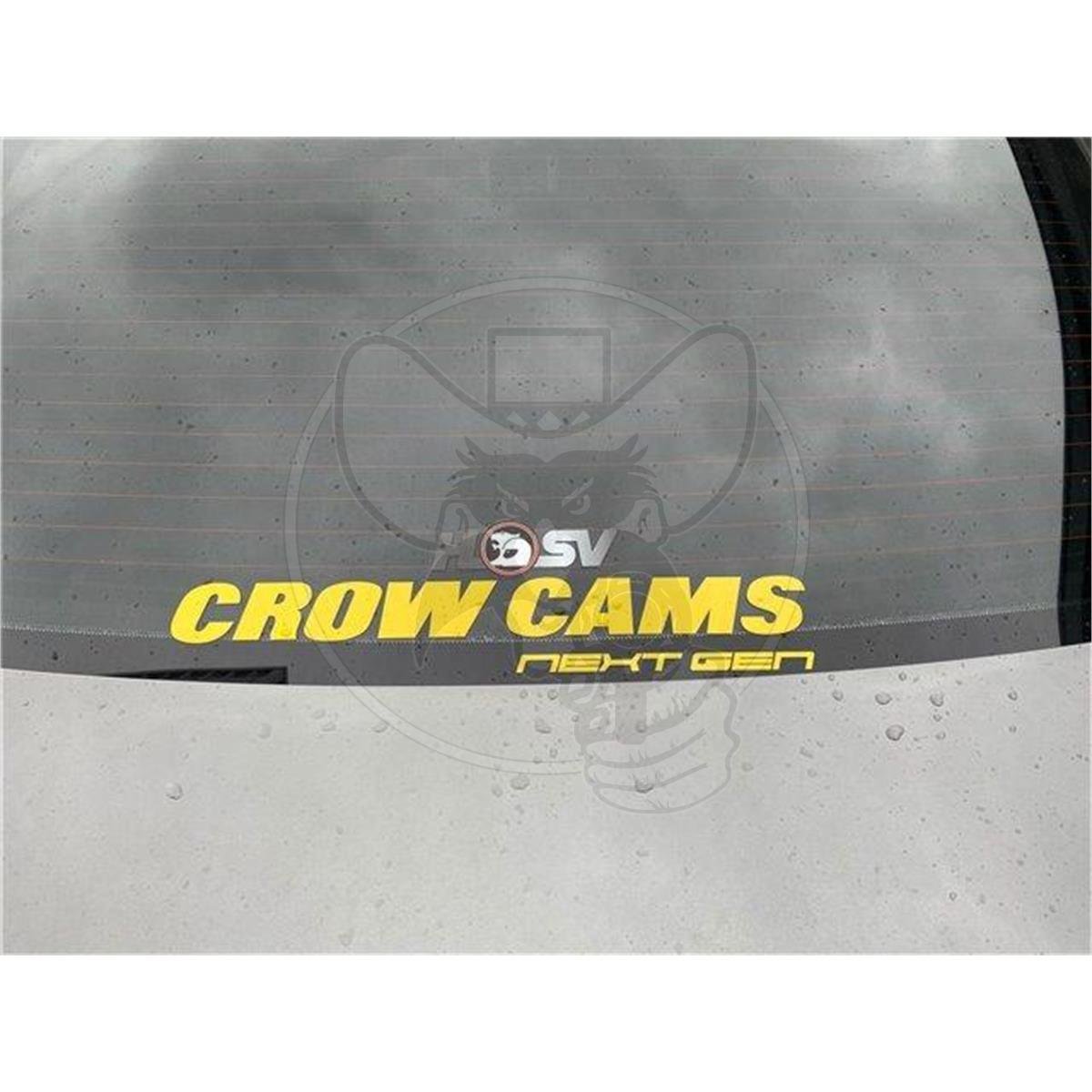 CROW CAMS 450MM YELLOW STICKER