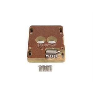 CANTON 1" PHENOLIC ADAPTOR ALLOWS THE FITS HOLLEY R4412 2BBL CARBY TO 4BBL