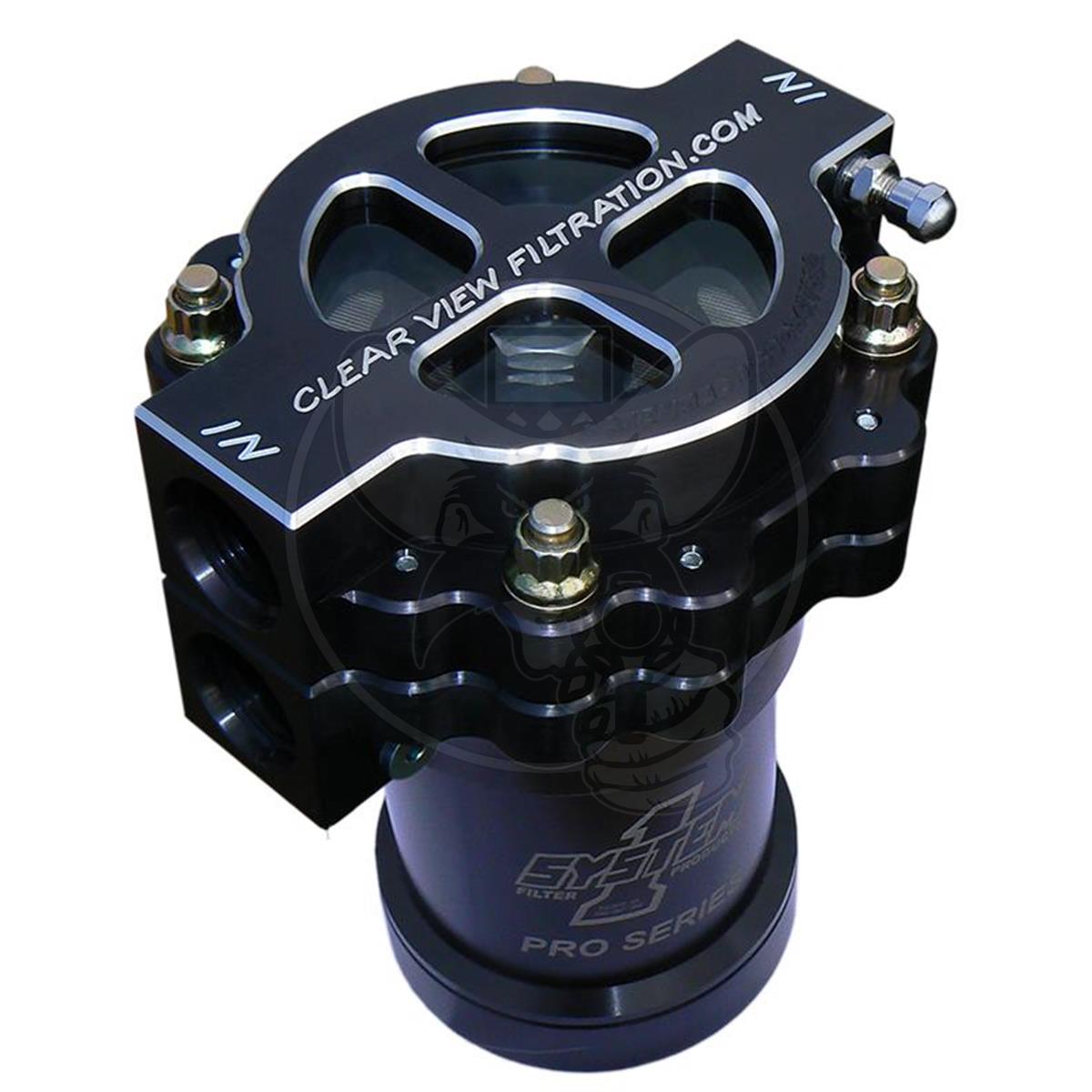 CLEAR VIEW FILTRATION 4" SCREW ON OIL FILTER 115 MICRONS #12 PORTS