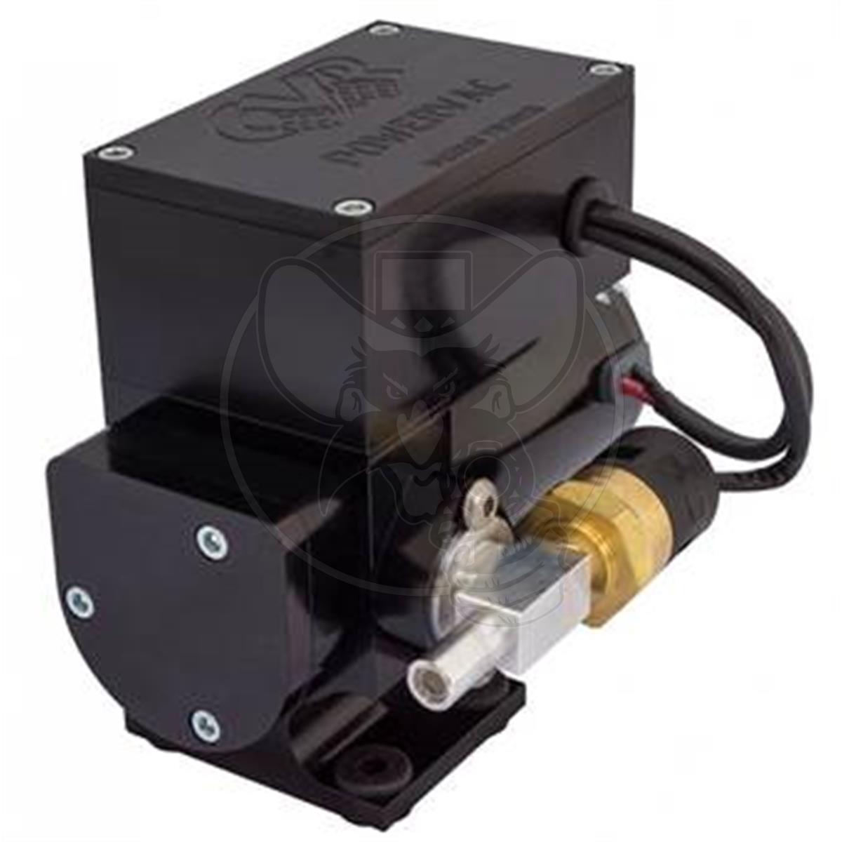 CVR ELECTRIC BRAKE VACUUM PUMP BILLET VANE STYLE 12 VOLT BLACK