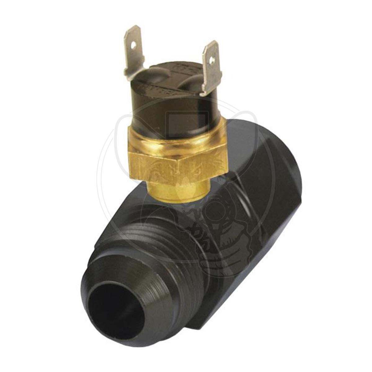 DERALE INLINE THERMOSTAT FAN TEMPERATURE CONTROL SWITCH 190°F -8AN
