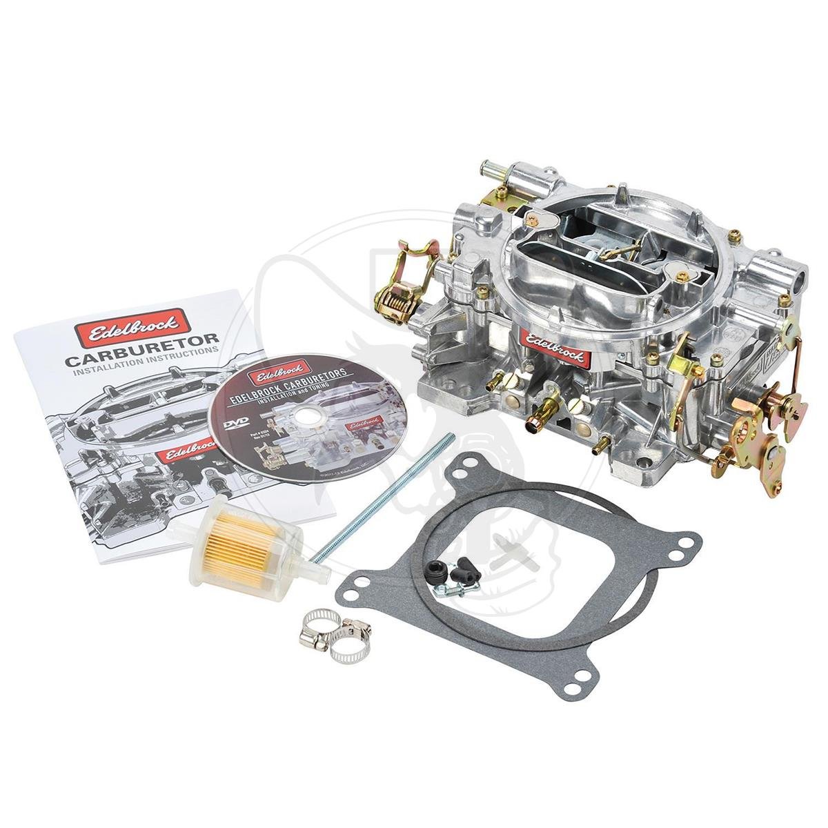 EDELBROCK CARBURETOR 500 CFM 4 BARREL SQUARE BORE MANUAL CHOKE