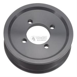 EDELBROCK E-FORCE 6 RIB BLACK SUPERCHARGER PULLEY 3.5" DIAMETER
