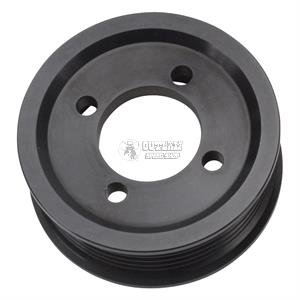 EDELBROCK E-FORCE 6 RIB BLACK SUPERCHARGER PULLEY 3.0" DIAMETER