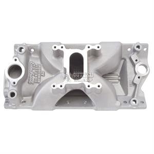 EDELBROCK INTAKE MANIFOLD VICTOR JR. SINGLE PLANE ALUM 2BBL FITS SBC