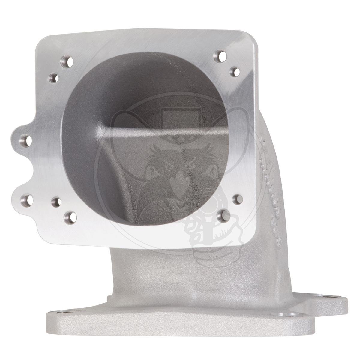 EDELBROCK THROTTLE BODY HIGH FLOW AIR INTAKE ELBOW TO SQUARE BORE