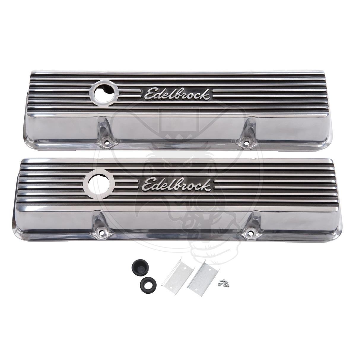 EDELBROCK ELITE II SERIES VALVE COVER FITS SB CHEV POLISHED TALL