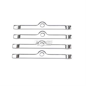 EDELBROCK VALVE COVER HOLD DOWN BRACKETS FOR SMALL BLOCK CHEV PACK OF 4