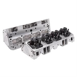 EDELBROCK E-STREET CYLINDER HEADS ASSY 185cc/70cc FITS CHEV SB PAIR