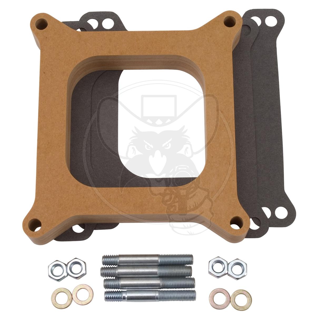 EDELBROCK 1/2" THICK CARBURETOR WOOD FIBRE INSULATION SPACER