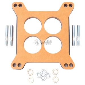 EDELBROCK SPACER CARBURETOR 1/2" WOOD FIBRE LAMINATE 4 HOLE