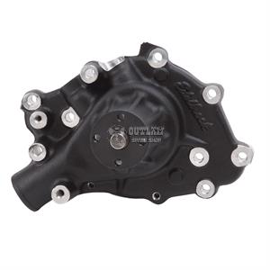 EDELBROCK ALLOY WATER PUMP FOR SB FORD 289-351W RIGHT HAND INLET BLACK