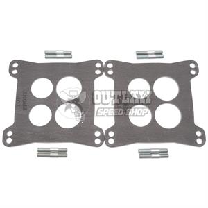 EDELBROCK HEAT INSULATOR GASKET 0.320" THICK SQUARE BORE -DUAL QUAD