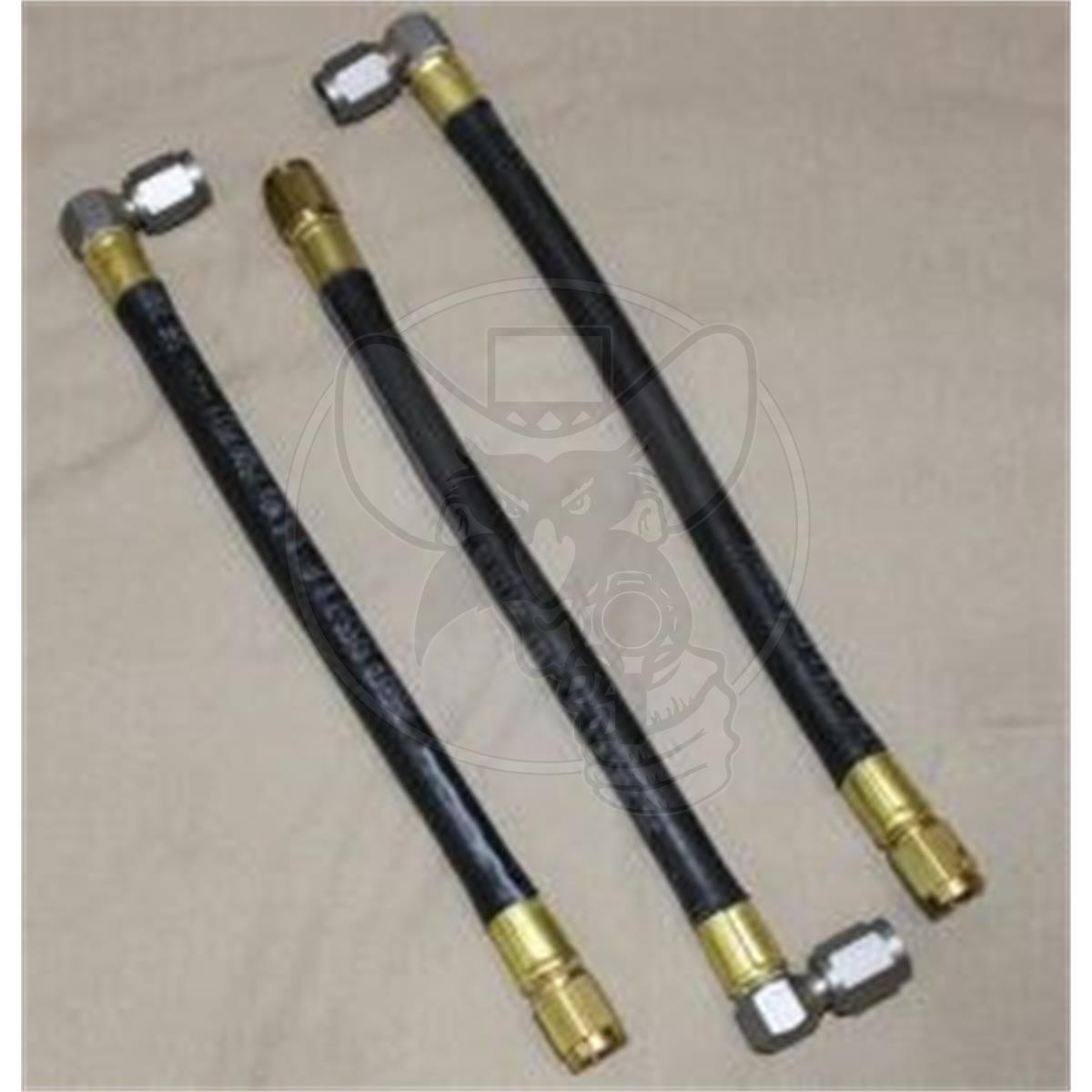 ENDERLE SINGLE PORT HOSE W/ ONE 90° END 18" LONG - SINGLE HOSE ONLY