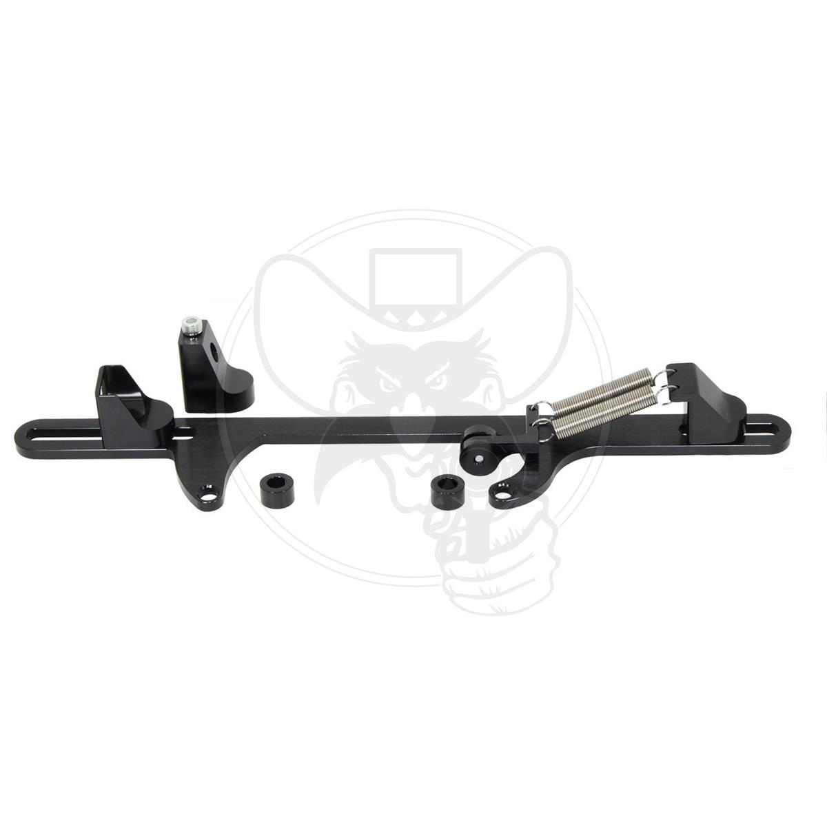 EPIK INDUSTRIES BILLET THROTTLE CABLE BRACKET KIT 4500 DMNTR BLACK