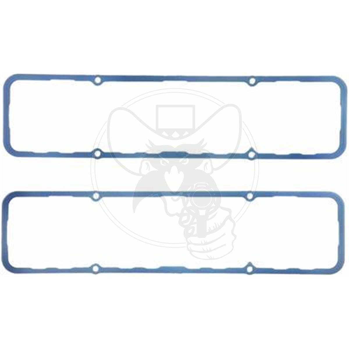 FELPRO VALVE COVER GASKET FITS SMALL BLOCK CHEV RACE BLUE SILICONE