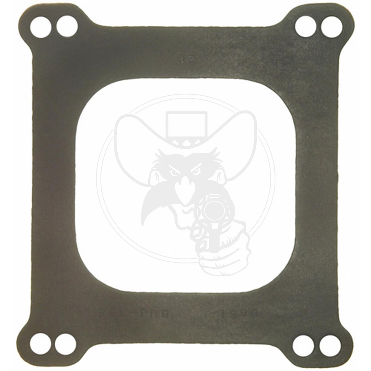 FELPRO CARBY MOUNT GASKET CARTER FITS HOLLEY OPEN PLENUM 0.062" THICK