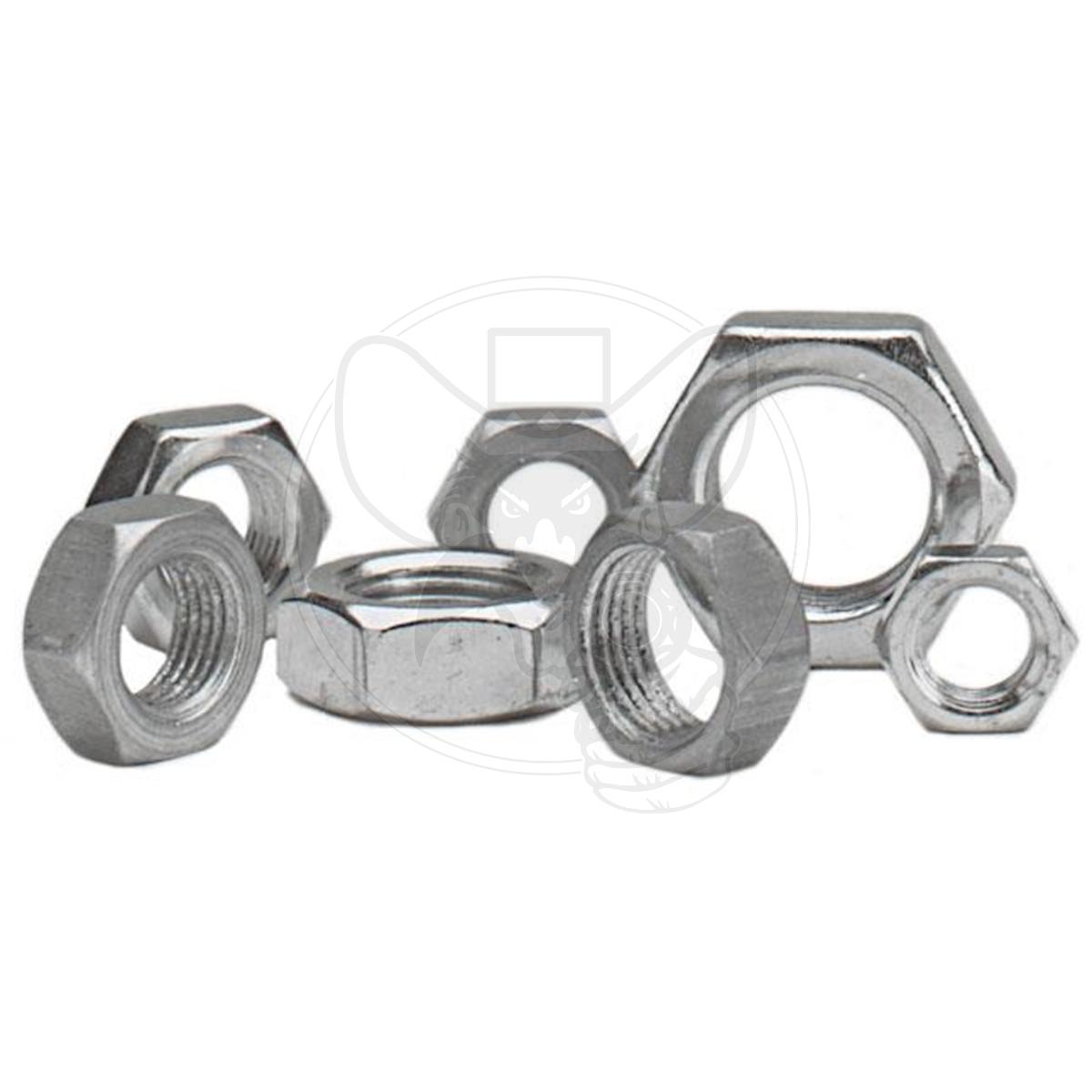 FK JAM NUT STEEL 7/16"-20 RIGHT HAND THREAD WITH 11/16" HEX HEAD