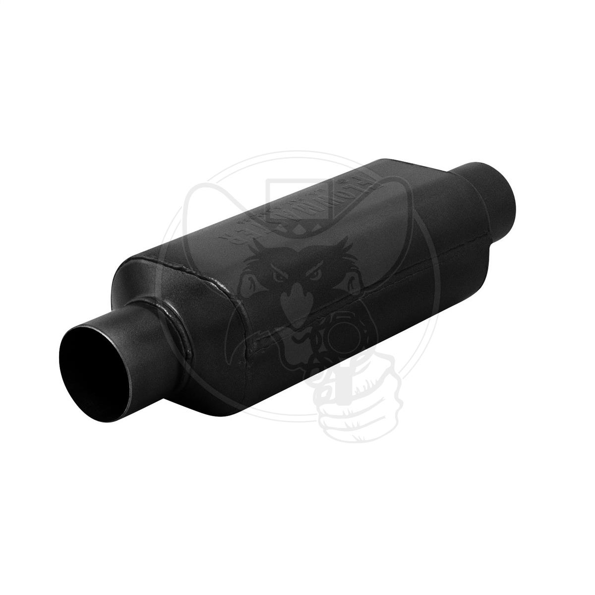 FLOWMASTER HUSHPOWER HP-2 MUFFLER, OVAL, 2-1/4" INLET OUTLET
