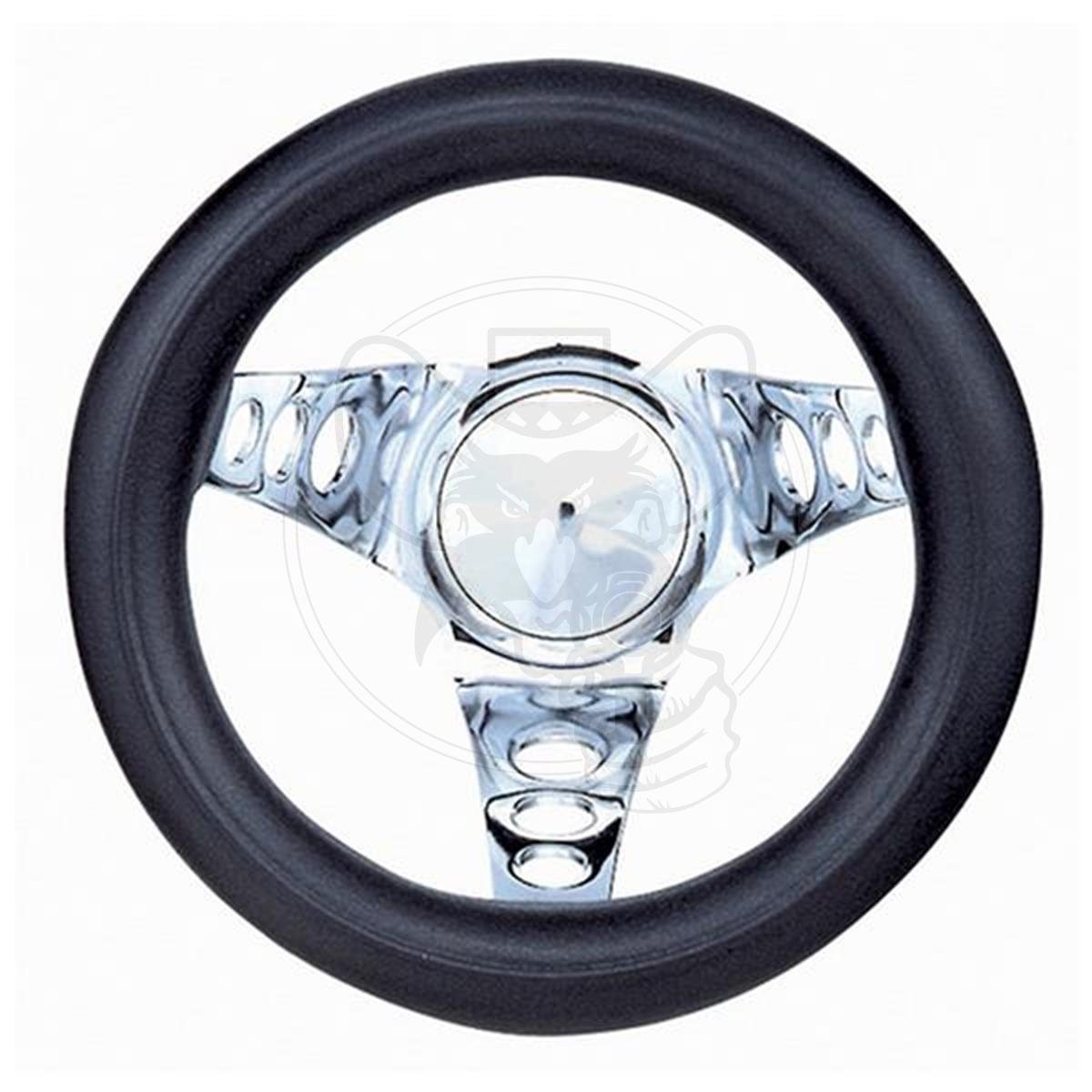 GRANT 8-1/2" CLASSIC SERIES STEERING WHEEL CHROME 3 SPOKE