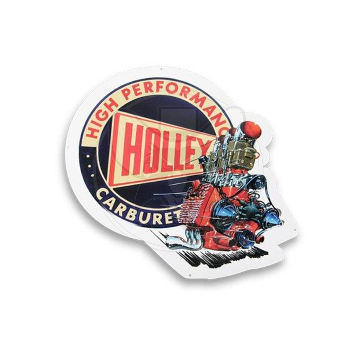 HOLLEY SIGN RETRO METAL .5M X .5M