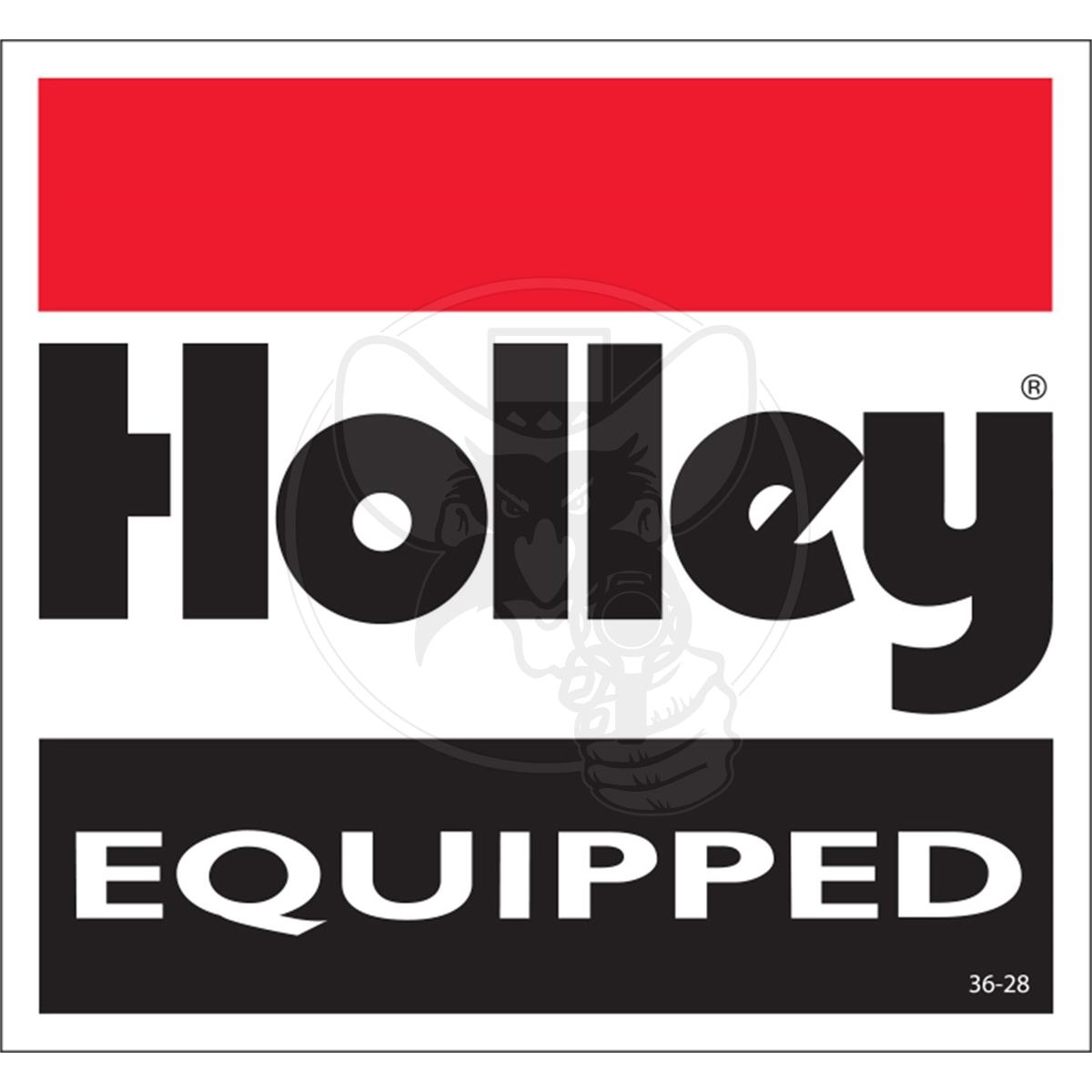 HOLLEY DECALFITS HOLLEY EQUIPPED 3.5" 3.25" - 2 DECAL SHEET