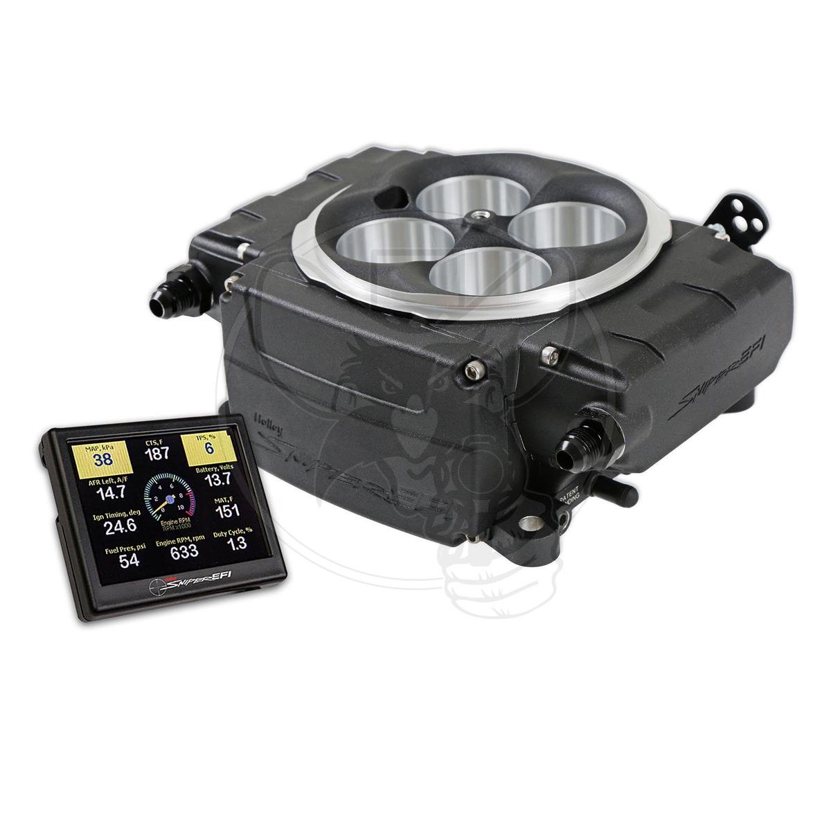 HOLLEY SNIPER 2 EFI KIT SELF-TUNING 4BBL BLACK
