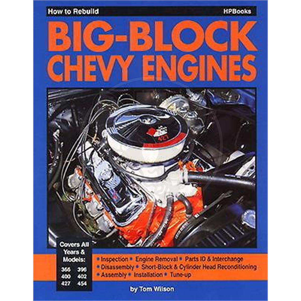 HP BOOKS HOW TO REBUILD FITS BIG BLOCK CHEVY ENGINES 366-454
