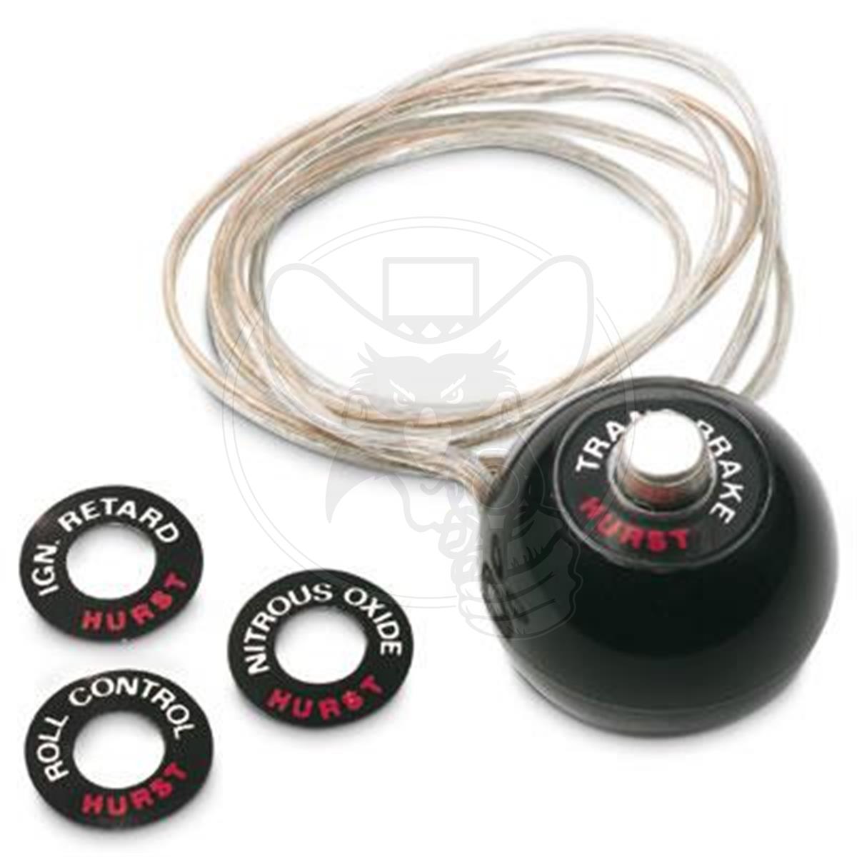 HURST SHIFTER GEAR KNOB COMPETITION W/BUTTON LOCKER NOS/BRAKE 7/16"
