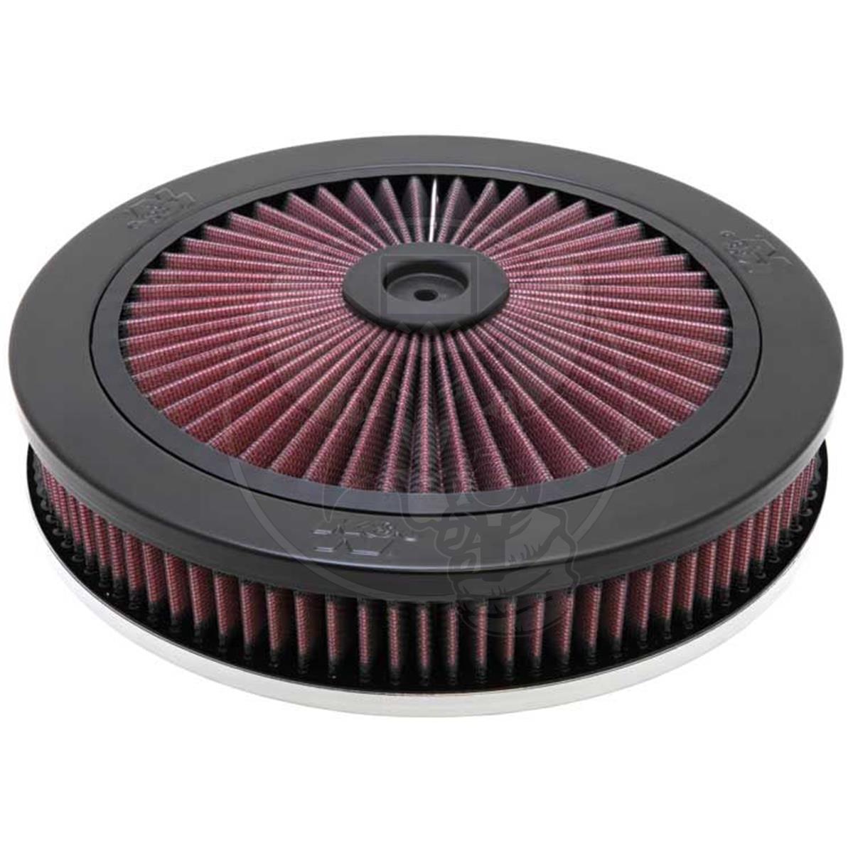 K&N AIR CLEANER ASSEMBLY FITS HOLLEY CARBY 11" X 3.5"" X-STREAM TOP