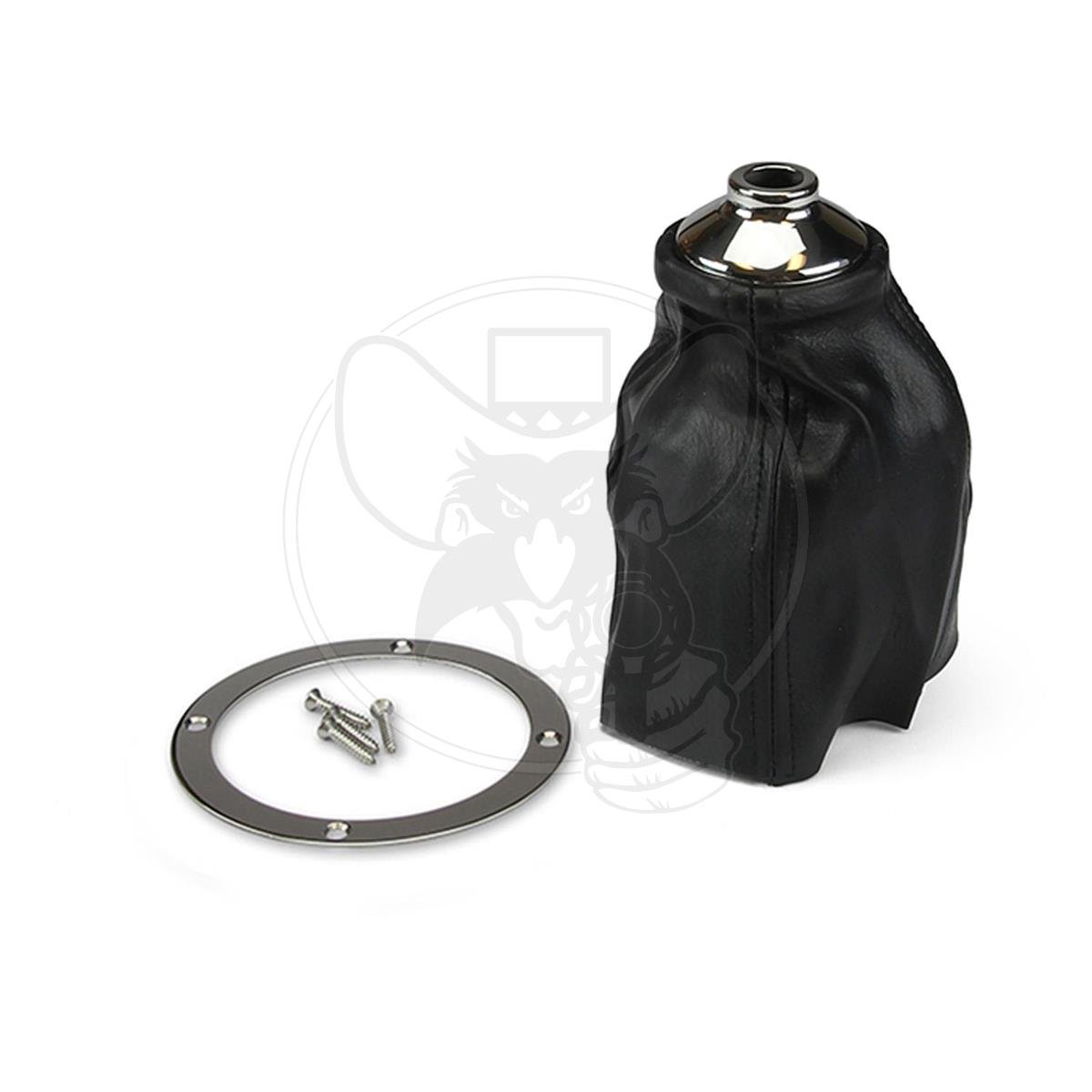 LOKAR SHIFTER BOOT KIT 5" ROUND CLASSIC POLISHED STAINLESS STEEL