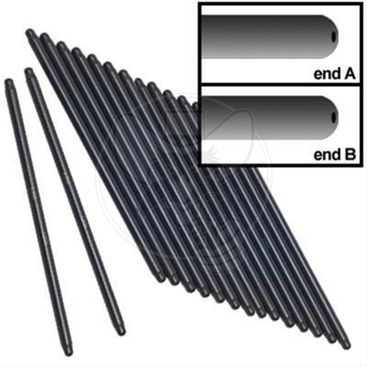 MANLEY PUSHROD SWEDGED END 4130 CHROMOLY 3/8" DIA 8.800" LONG SET-8