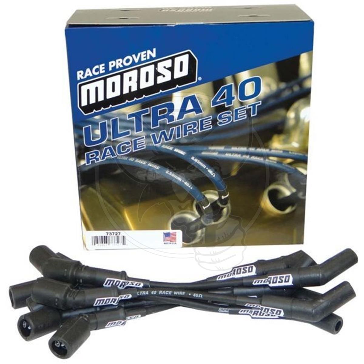 MO73705 - MOROSO SPARK PLUG WIRE SET 8.6MM x 9.75 180° BOOT FITS