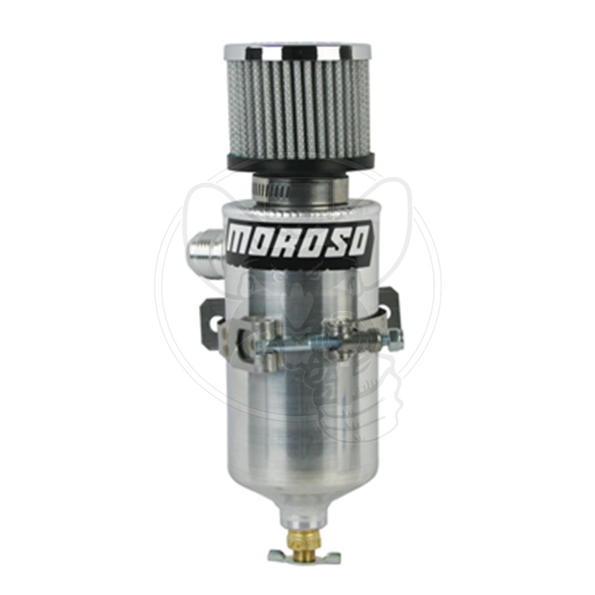 MOROSO ALLOY BREATHER TANK -12AN 3.1/8" X 6.5" TANK 11.5" HIGH