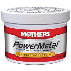 MOTHERS ALUM S/S POWERMETAL POLISH FITS WITH POWERBALL MINI-10 OUNCE