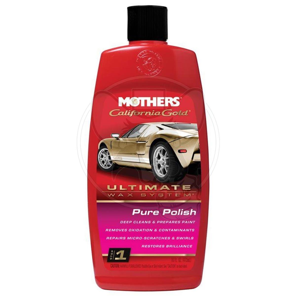 MOTHERS CALIFORNIA GOLD PURE POLISH / PRE WAX CLEANER - 16 OUNCE / 453G