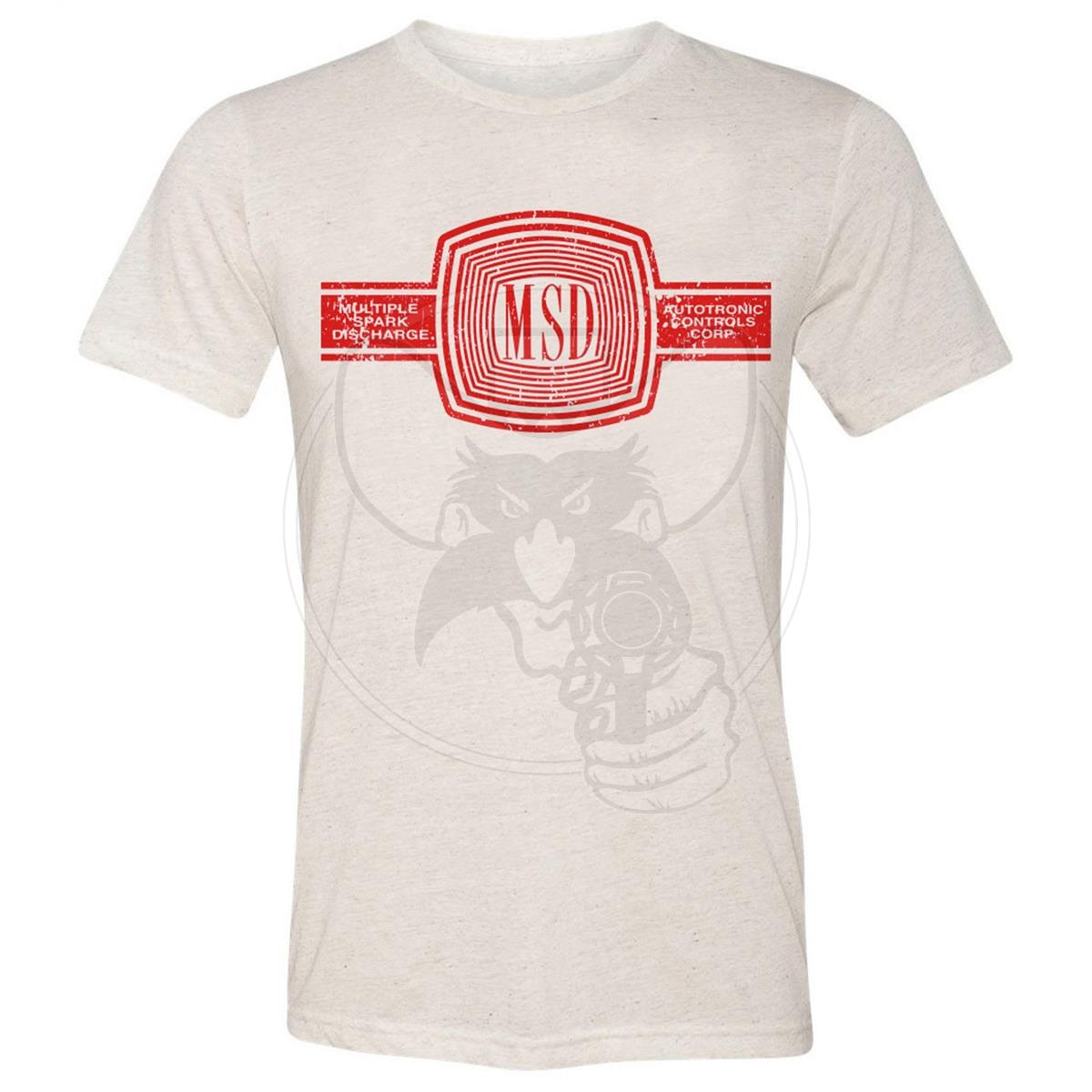 MSD T-SHIRT VINTAGE LOGO CREAM MEN'S 3X-LARGE EACH