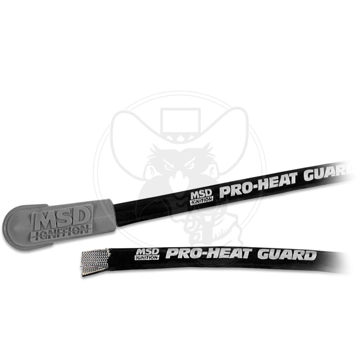 MSD HT LEAD PRO HEAT GUARD HIGH TEMP SILICONE SLEEEVE 25'/7.5M BLACK