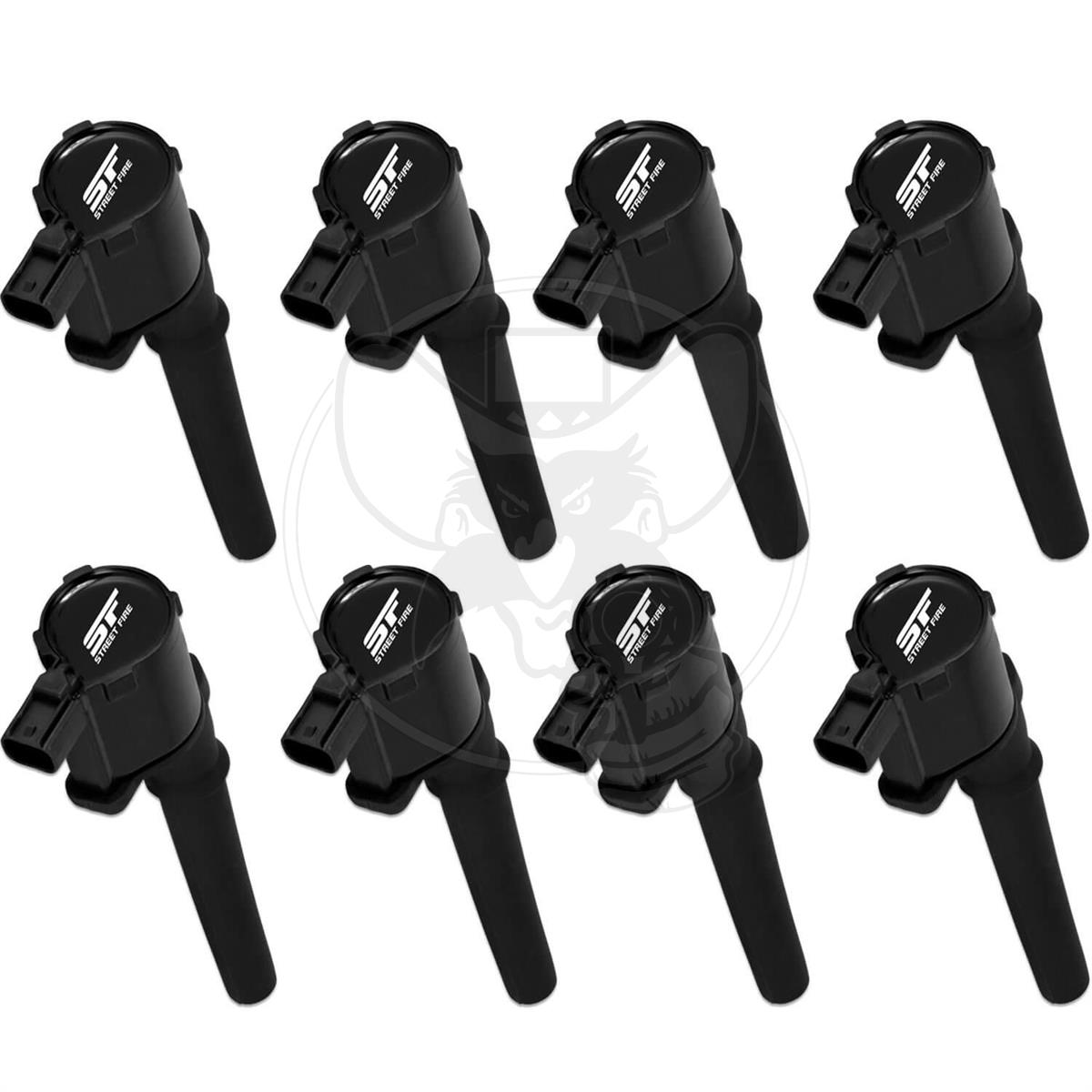 MSD STREET FIRE COILS FITS FORD 4.6/5.4L 2-VALVE 1999-14 COYOTE 8-PK