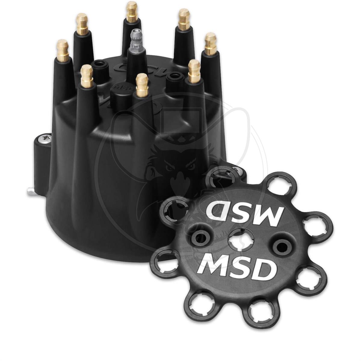 MSD HEI DISTRIBUTOR CAP/RETAINER CONVERSION FOR EARLY DISTRIBUTOR BLK
