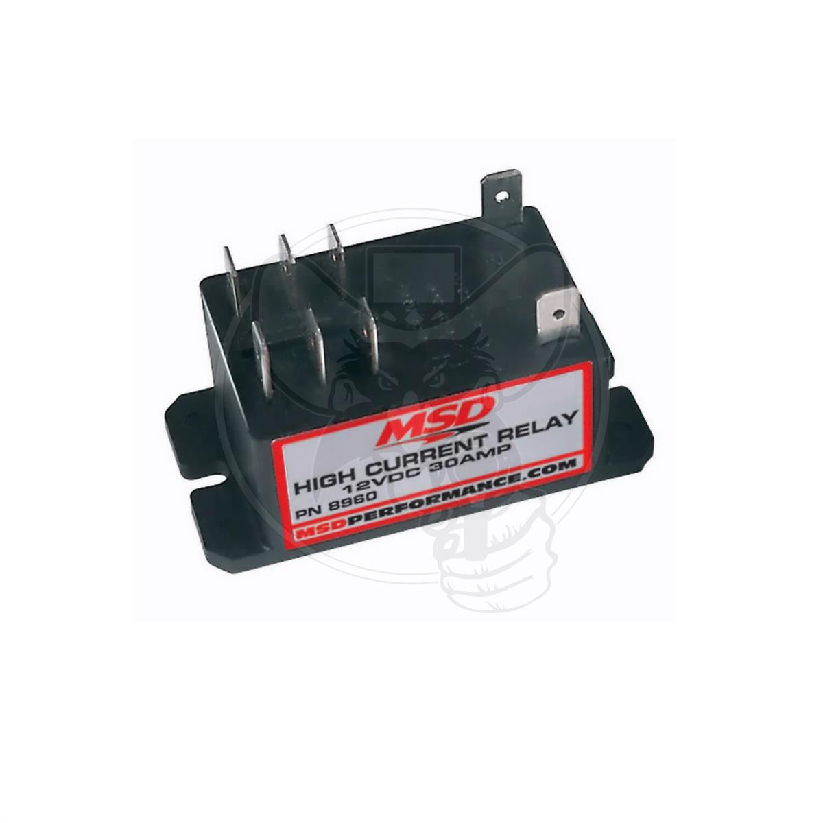 MSD HIGH CURRENT RELAY, DPDT 30 AMP
