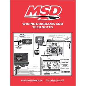MSD IGNITION WIRING PRINTED DIAGRAMS AND TECHNICAL BOOK