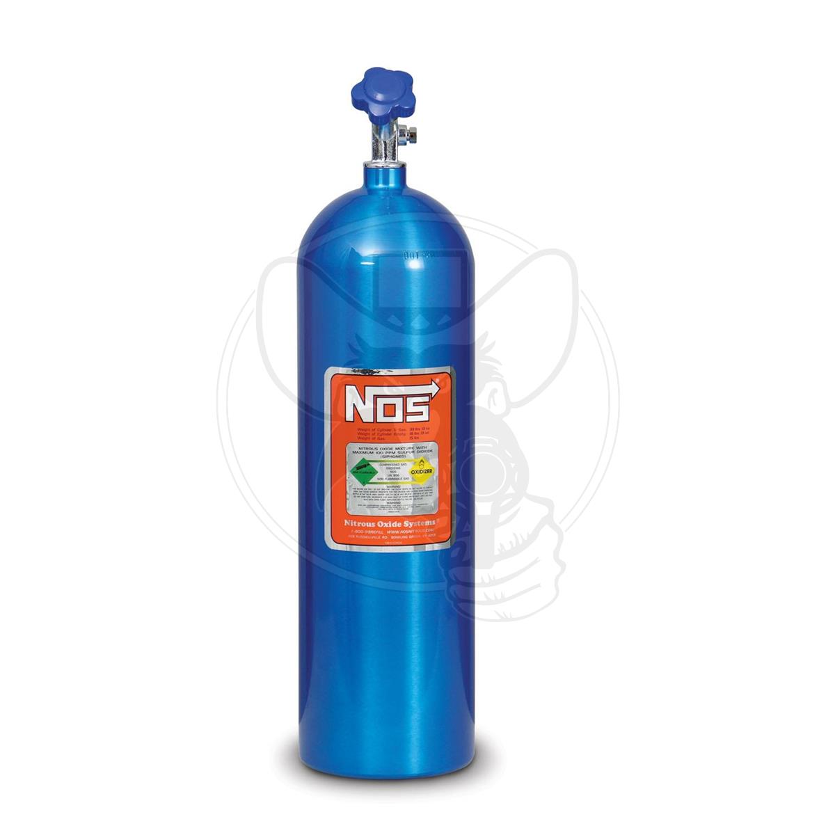 NOS 15LB NITROUS BOTTLE ELECTRIC BLUE