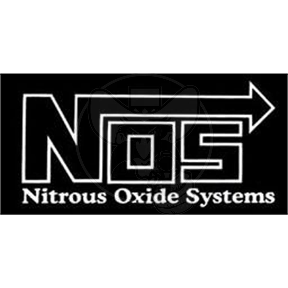 NOS Nitrous Oxide Sys 19220 Decal Sticker Sm Outline Logo Vinyl Cut NOS